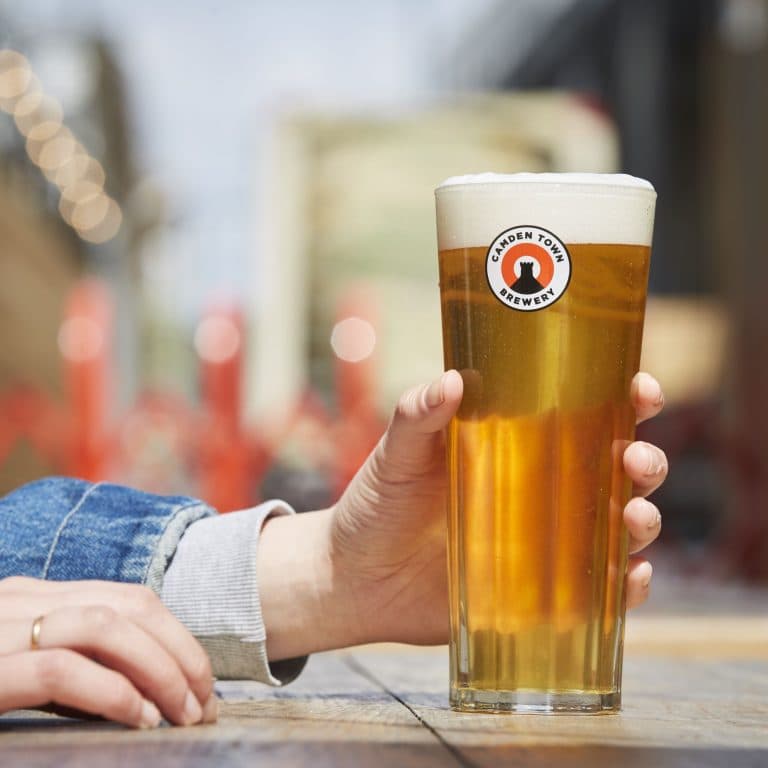 Cover Image for Buy 1 get 1 free on a pint of Camden Hells at The Cricketers