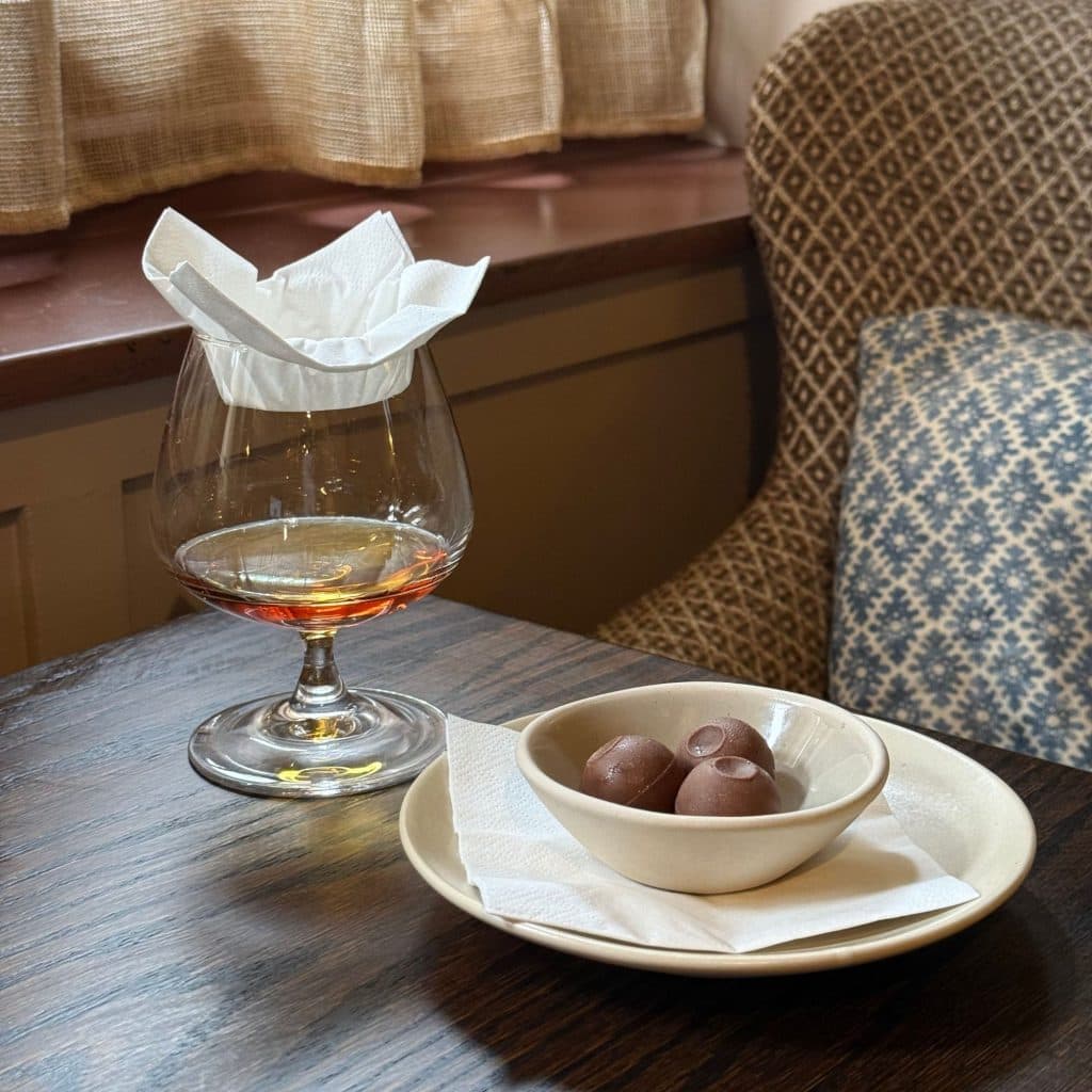 Cover Image for Compliment Truffles when you order Rémy Martin VSOP Cognac at The Cricketers